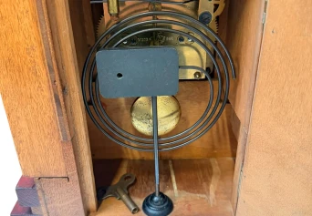 Art Deco Modernist Mantel Clock In the style of Hendrik Wouda, 1920s